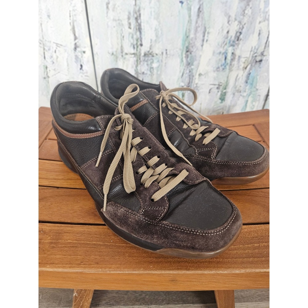 Cole‎ Haan Mens C05856 Brown Leather Suede Sneakers Shoes Size 9.5M